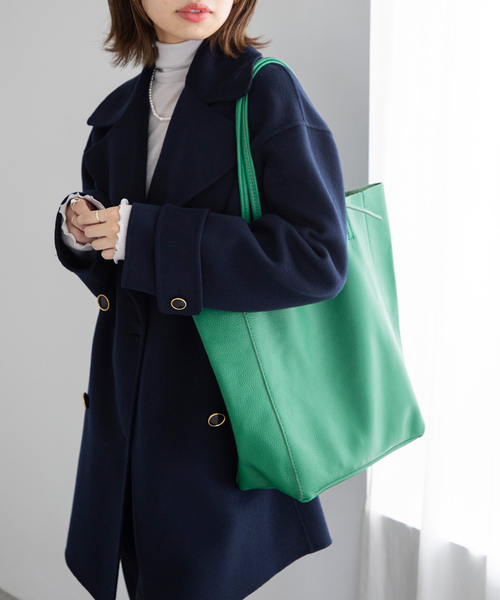 La TOTALITE(ラトータリテ)の「【MARLON/マルロン】トートBag(トートバッグ・レディース・グリーン/ブラック/ベージュ系その他・FREE)」の1枚目の写真