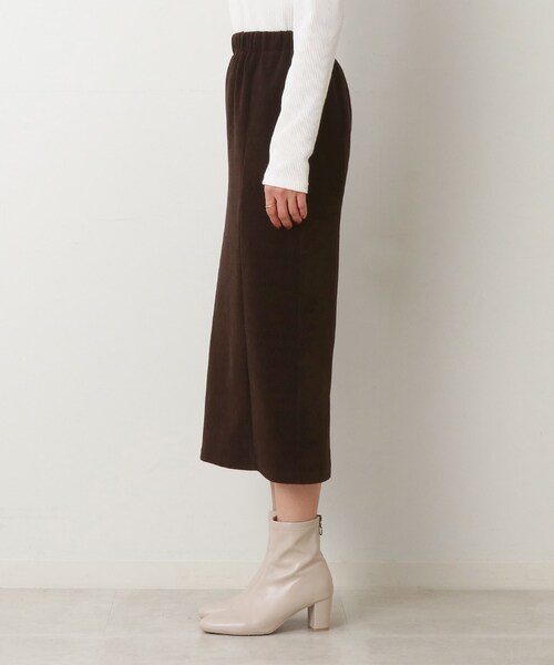 Cutie Blonde（キューティーブロンド）の「◆スリット入りナロースカート（スカート・レディース・ダークブラウン/ブルー・02/03）」の4枚目の写真