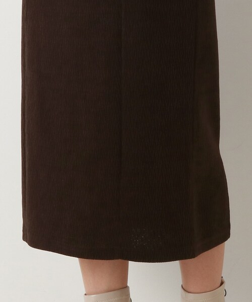 Cutie Blonde（キューティーブロンド）の「◆スリット入りナロースカート（スカート・レディース・ダークブラウン/ブルー・02/03）」の8枚目の写真