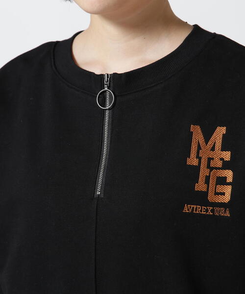 AVIREX（アヴィレックス）の「2WAY EMBROIDERY ONEPIECE/ 2ウェイ刺繍ワンピース（ワンピース・レディース・ブラック/グレー/アイボリー・F）」の18枚目の写真