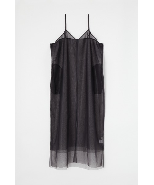 M_（エムアンダーバー）の「【M_】SEETHROUGH キャミドレス（ワンピース・レディース・ブラック/グレー・FREE）」の3枚目の写真