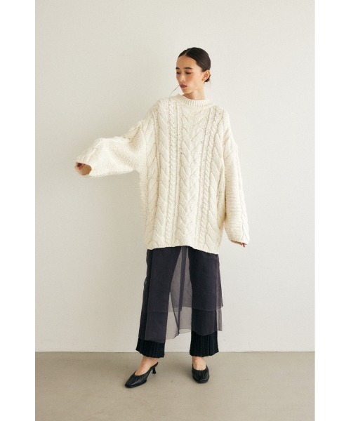 M_（エムアンダーバー）の「【M_】SEETHROUGH キャミドレス（ワンピース・レディース・ブラック/グレー・FREE）」の11枚目の写真