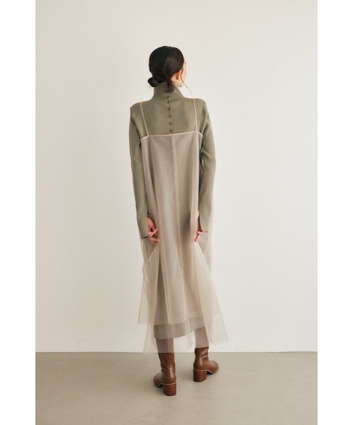 M_（エムアンダーバー）の「【M_】SEETHROUGH キャミドレス（ワンピース・レディース・ブラック/グレー・FREE）」の19枚目の写真