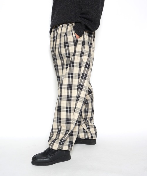 LOCALINA（ロカリナ）の「hopping pants - check（その他パンツ