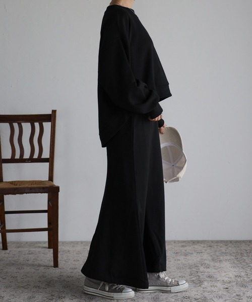 Fizz（フィズ）の「【maiko_wear × Fizz コラボ】　裏毛マーメイドスカート（スカート・レディース・ブラック/ベージュ/チャコール・M）」の5枚目の写真