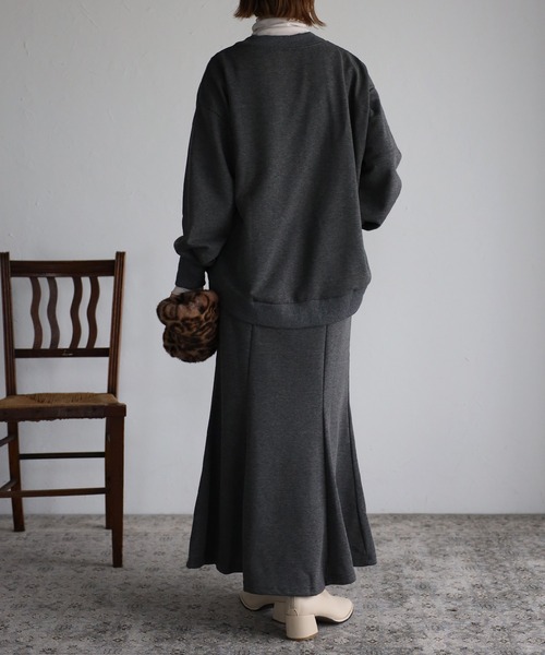 Fizz（フィズ）の「【maiko_wear × Fizz コラボ】　裏毛マーメイドスカート（スカート・レディース・ブラック/ベージュ/チャコール・M）」の19枚目の写真