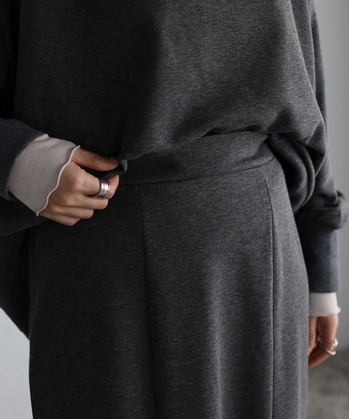 Fizz（フィズ）の「【maiko_wear × Fizz コラボ】　裏毛マーメイドスカート（スカート・レディース・ブラック/ベージュ/チャコール・M）」の22枚目の写真