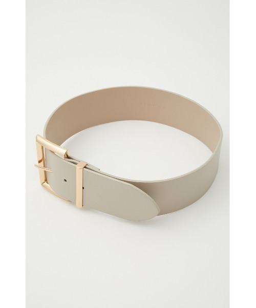 rienda（リエンダ）の「バックルポイントワイドベルト（ベルト・レディース・ライトベージュ/ブラック・FREE）」の9枚目の写真