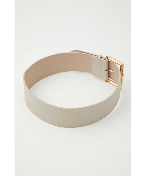 rienda（リエンダ）の「バックルポイントワイドベルト（ベルト・レディース・ライトベージュ/ブラック・FREE）」の10枚目の写真
