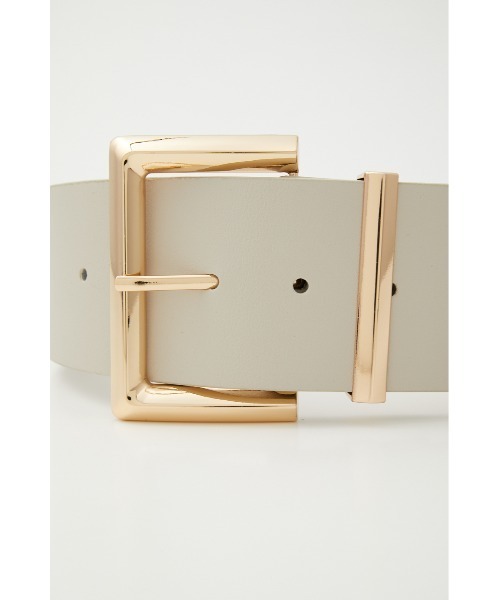 rienda（リエンダ）の「バックルポイントワイドベルト（ベルト・レディース・ライトベージュ/ブラック・FREE）」の11枚目の写真