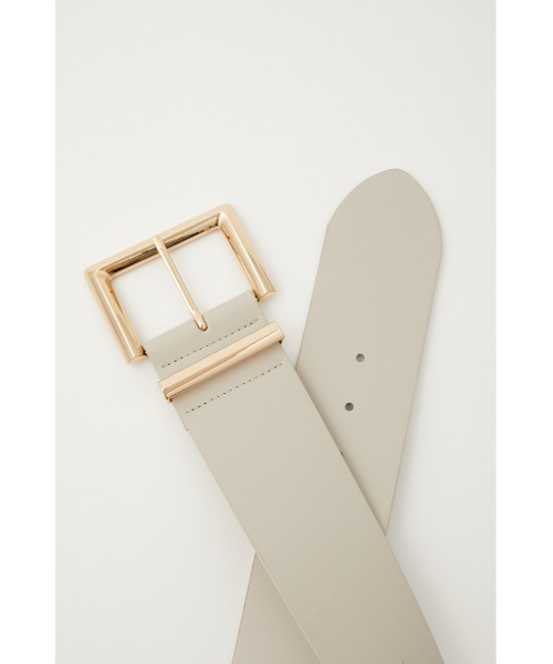 rienda（リエンダ）の「バックルポイントワイドベルト（ベルト・レディース・ライトベージュ/ブラック・FREE）」の13枚目の写真