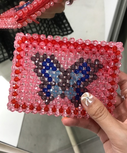 ビーズ装飾の多色ケース Casselini（キャセリーニ）の「Casselini(キャセリーニ)ビーズカード