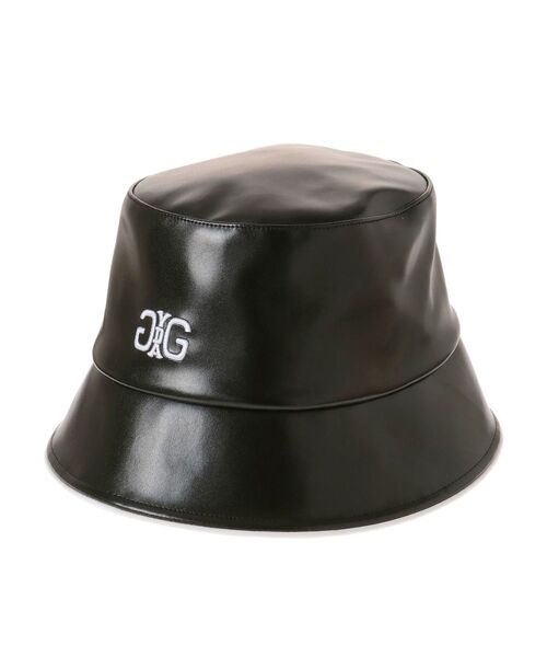 GYDA（ジェイダ）の「Symmetry GYDA パイピングバケットハット（ハット・レディース・オフホワイト/ブラック・FREE）」の4枚目の写真