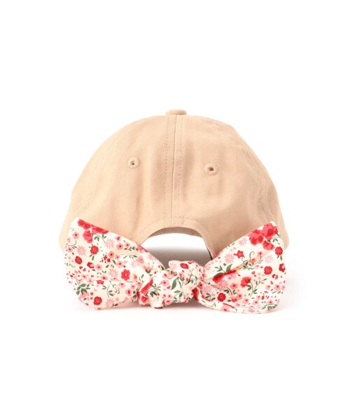 SHOO・LA・RUE（シューラルー）の「◆ツイルバック柄リボンCAP（キャップ・キッズ・ライトパープル/ベージュ・99）」の5枚目の写真