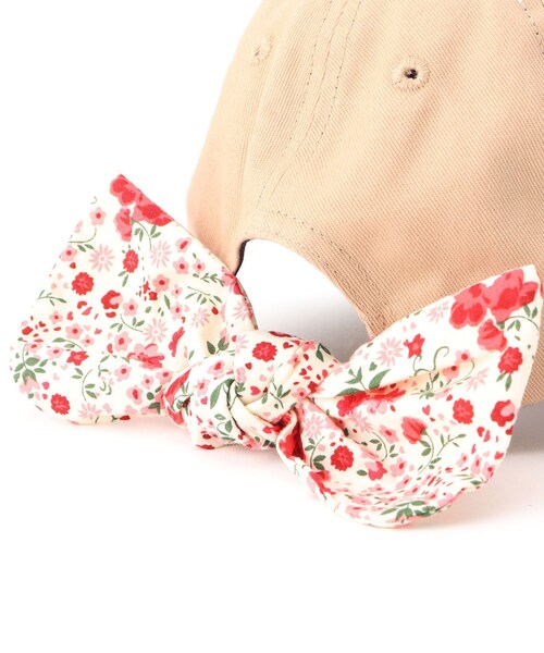 SHOO・LA・RUE（シューラルー）の「◆ツイルバック柄リボンCAP（キャップ・キッズ・ライトパープル/ベージュ・99）」の8枚目の写真