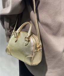 BIRTHDAY BAR | メタリック マイクロボストン(ショルダーバッグ)