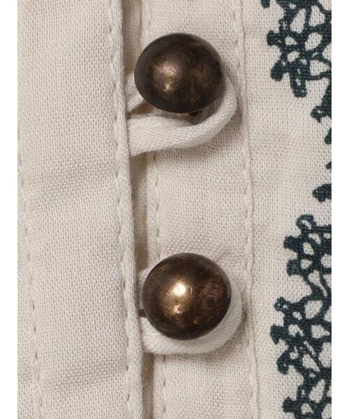 CRAFT STANDARD BOUTIQUE（クラフトスタンダードブティック）の「パネル柄ウエスト切り替えボリュームワンピース　◆（ワンピース・レディース・ダークグレー/ライトベージュ/チャコールグレー/ブルー・FREE）」の13枚目の写真