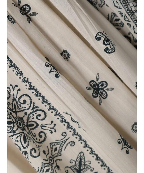 CRAFT STANDARD BOUTIQUE（クラフトスタンダードブティック）の「パネル柄ウエスト切り替えボリュームワンピース　◆（ワンピース・レディース・ダークグレー/ライトベージュ/チャコールグレー/ブルー・FREE）」の10枚目の写真