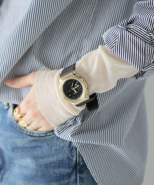 G-SHOCK(ジーショック)の「【Gshock/ジーショック】GM-2100G-1A9JF【 ウォッチ 】(アナログ腕時計・レディース・ゴールド・FREE)」の9枚目の写真