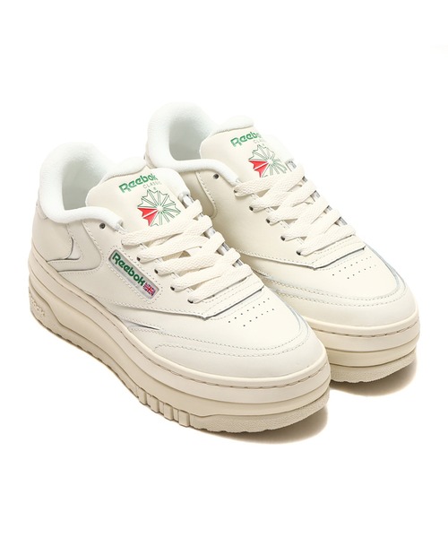 Reebok（リーボック）の「Reebok Club C Extra / リーボック クラブシー エクストラ / 厚底（スニーカー・レディース・ベージュ・24.5cm/25.0cm/23.0cm/23.5cm/24.0cm/22.5cm）」の8枚目の写真