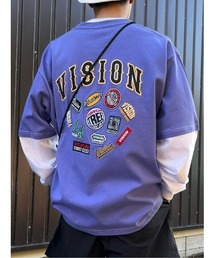 VISION STREET WEAR | 【VISION STREET】フェイクレイヤードロンＴ(Tシャツ/カットソー)