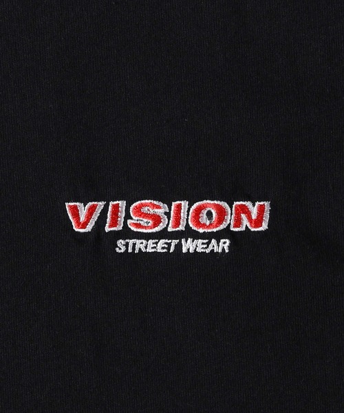 VISION STREET WEAR（ヴィジョンストリートウェア）の「【VISION STREET】フェイクレイヤードロンＴ（Tシャツ/カットソー・メンズ・ブラック/パープル/ホワイト・M/L/XL）」の19枚目の写真