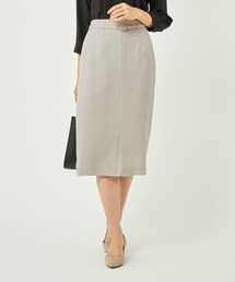 green label relaxing（グリーンレーベルリラクシング）の「リネンライク ベルト付き タイト スカート -ウォッシャブル・UVカット- ◇No09◇（スカート）」