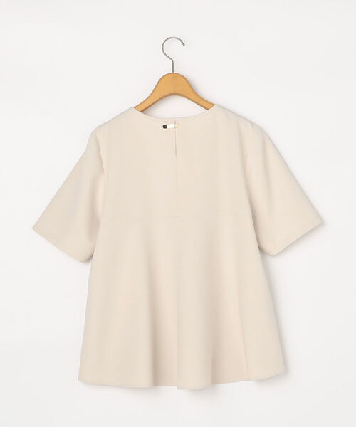 NOLLEY’S（ノーリーズ）の「◇【WEB限定】ダブルクロスバックフレアーブラウス（シャツ/ブラウス・レディース・アイボリー/ブラック・FREE）」の18枚目の写真