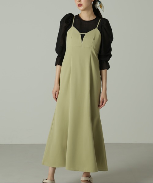 ビスチェマーメイドキャミワンピース