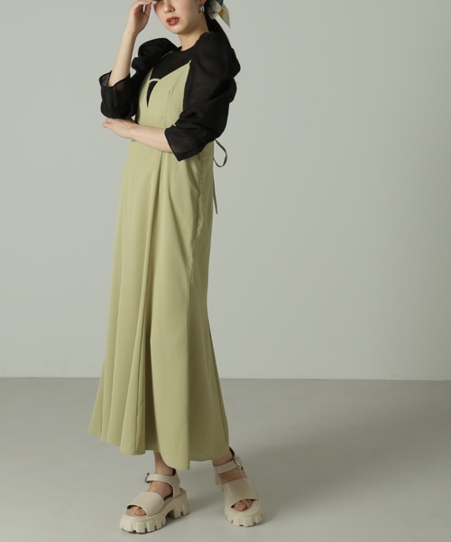 ビスチェマーメイドキャミワンピース