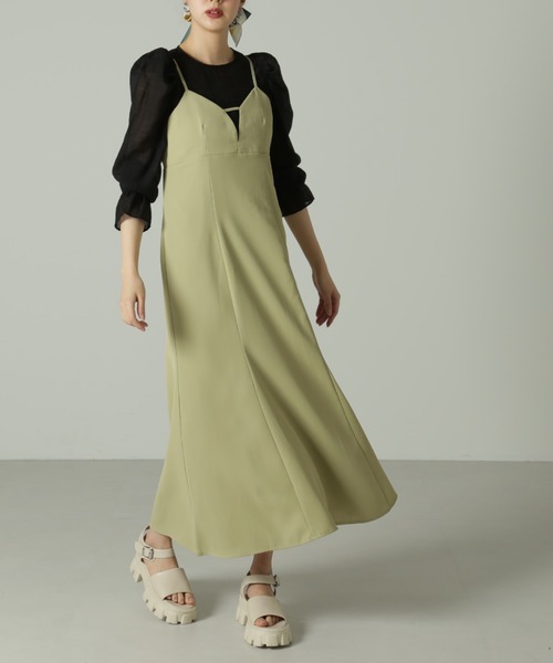 ビスチェマーメイドキャミワンピース