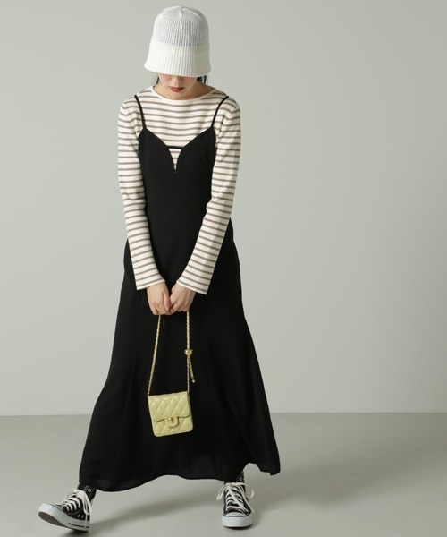 ビスチェマーメイドキャミワンピース