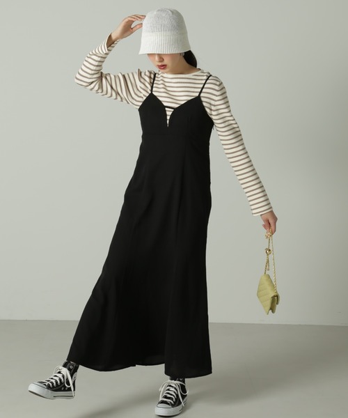 ビスチェマーメイドキャミワンピース