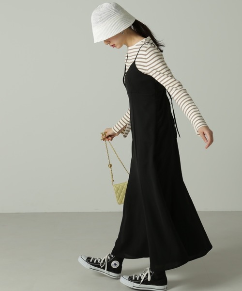 FREE'S MART(フリーズマート)の「ビスチェマーメイドキャミワンピース(ワンピース・レディース・ブラウン/ライトグリーン/ブラック・SMALL/MEDIUM)」の12枚目の写真