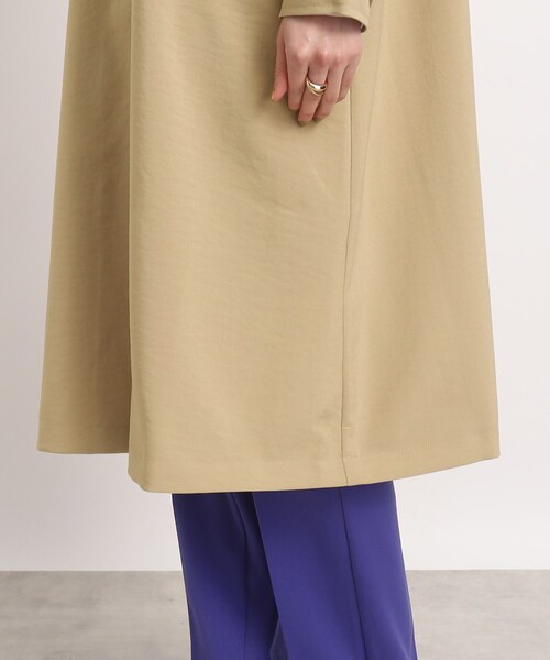 DRESKIP（ドレスキップ）の「◆大人かわいいボリューム袖【撥水】ステンカラーコート（ステンカラーコート・レディース・サンドベージュ/ネイビー/レモンイエロー・04/03/02）」の10枚目の写真