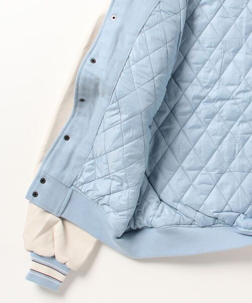 GUESS スタジャン グレー×ブルー Guess（ゲス）の「GUESS Originals Letterman Jacket