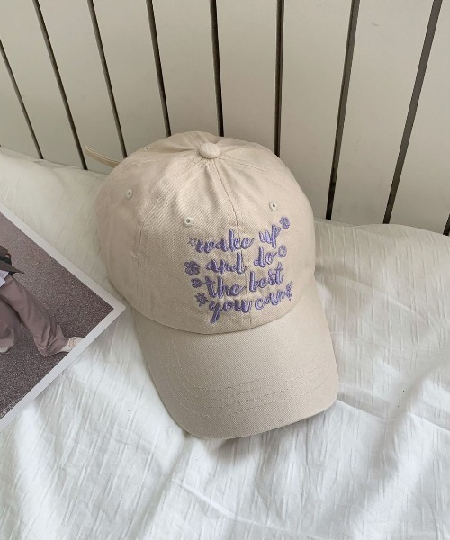 LAC-VERT（ラック・ヴェール）の「カラーロゴキャップ（キャップ・レディース・ブラック/アイボリー/ピンク・FREE）」の2枚目の写真