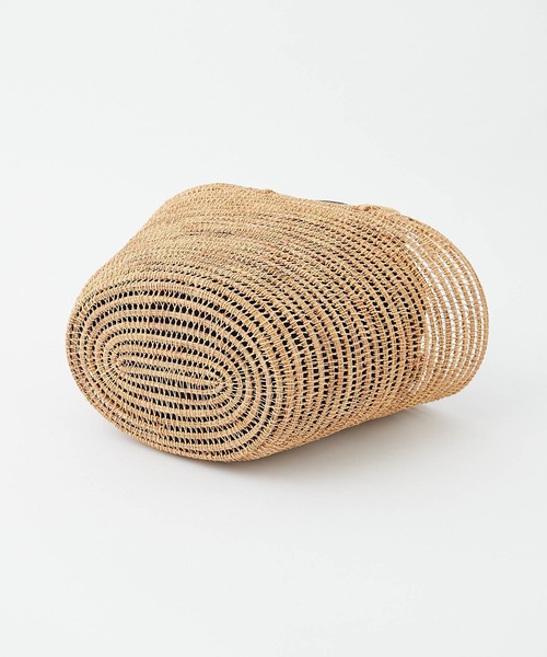 GALLARDAGALANTE（ガリャルダガランテ）の「パームファイバーバスケット（かごバッグ・レディース・ベージュ・FREE）」の7枚目の写真