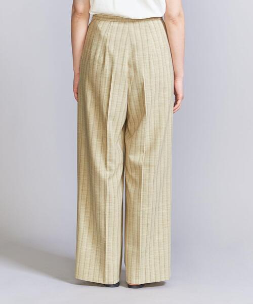 BEAUTY&YOUTH UNITED ARROWS（ビューティーアンドユースユナイテッドアローズ）の「ストライプツイード ワイドパンツ（その他パンツ・レディース・ナチュラル・M/S）」の4枚目の写真