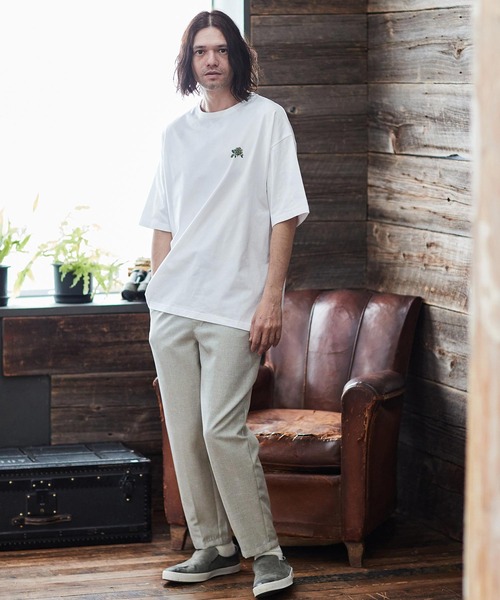 CAMBIO(カンビオ)の「mp11012- リネンライクアンクルテーパードパンツ(その他パンツ・メンズ・ブラック/ベージュ/グレー/オリーブ・M/L/XL)」の11枚目の写真