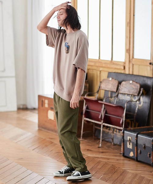 CAMBIO(カンビオ)の「mp11012- リネンライクアンクルテーパードパンツ(その他パンツ・メンズ・ブラック/ベージュ/グレー/オリーブ・M/L/XL)」の6枚目の写真