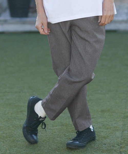 CAMBIO(カンビオ)の「mp11012- リネンライクアンクルテーパードパンツ(その他パンツ・メンズ・ブラック/ベージュ/グレー/オリーブ・M/L/XL)」の9枚目の写真