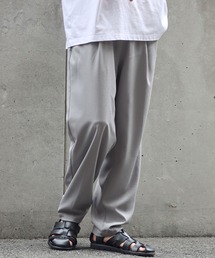 SITRY | linen like tapered tuck pants/リネンライク テーパード タックパンツ(スラックス)