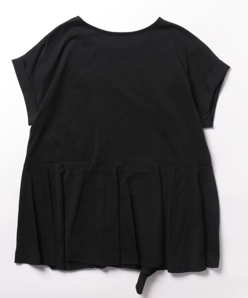 PICCIN（ピッチン）の「サイドフリルペプラムプルオーバー（Tシャツ/カットソー・レディース・オフホワイト/ブラック・M/L）」の3枚目の写真