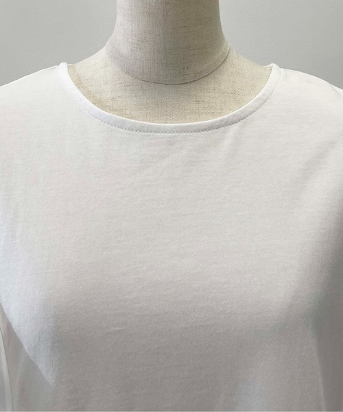 PICCIN（ピッチン）の「サイドフリルペプラムプルオーバー（Tシャツ/カットソー・レディース・オフホワイト/ブラック・M/L）」の19枚目の写真