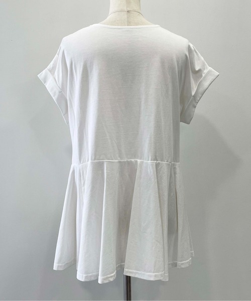 PICCIN（ピッチン）の「サイドフリルペプラムプルオーバー（Tシャツ/カットソー・レディース・オフホワイト/ブラック・M/L）」の18枚目の写真