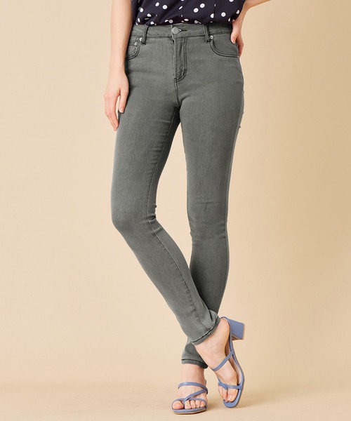alotta(アロッタ)の「美脚ストレッチスキニーデニムパンツ(デニムパンツ・レディース・グレー/サックスブルー/ライトブルー/ブラック/ダークグレー/ホワイト/ブルー/ネイビー/インディゴブルー/ブルー系その他/スミクロ・XXXX-LARGE/X-LARGE/SMALL/XX-LARGE/XXX-LARGE/LARGE/MEDIUM)」の20枚目の写真