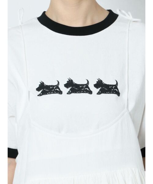 merry jenny（メリージェニー）の「frillコットンキャミスカート（スカート・レディース・オフホワイト/ブラック・FREE）」の17枚目の写真