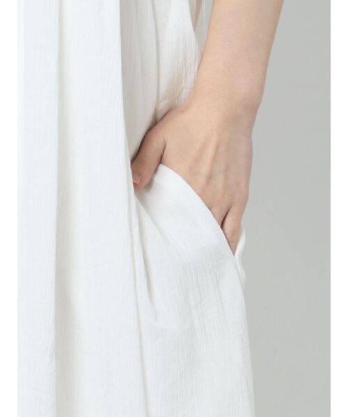 merry jenny（メリージェニー）の「frillコットンキャミスカート（スカート・レディース・オフホワイト/ブラック・FREE）」の19枚目の写真