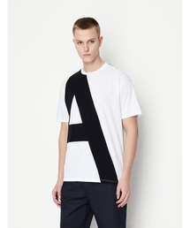ARMANI EXCHANGE | 【A|X アルマーニ エクスチェンジ】ビッグAXロゴ　半袖クルーネックTシャツ/COMFORT(Tシャツ/カットソー)